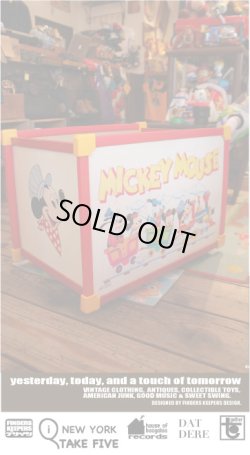 画像1: MICKEY MOUSE AMERICAN TOY&FURNITURE INC. TOY BOX