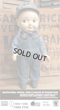 画像1: BUDDY LEE 1950'S HICKORY ENGINEER DOLL