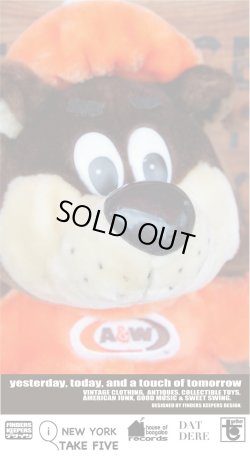 画像1: A&W THE GREAT ROOT BEAR 1995'S PLUSH DOLL