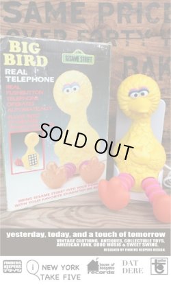 画像1: SESAME STREET "BIG BIRD" D.STOCK TELEPHONE FIGURE