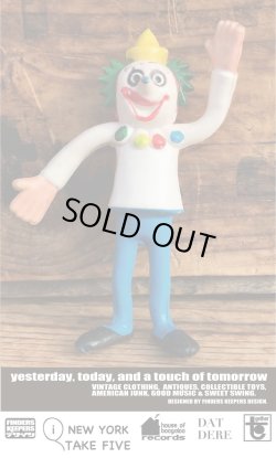 画像1: JACK IN THE BOX 1970'S " JACK THE CLOWN" BENDABLE FIGURE