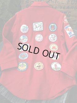 画像4: MELTON 1970'S CRAZY!! PATCHED WOOL SHIRTS JACKET