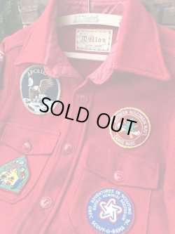 画像3: MELTON 1970'S CRAZY!! PATCHED WOOL SHIRTS JACKET