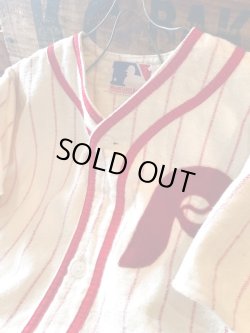 画像2: POST 1968'S”Philadelphia Phillies" KIDS BASEBALL SHIRTS