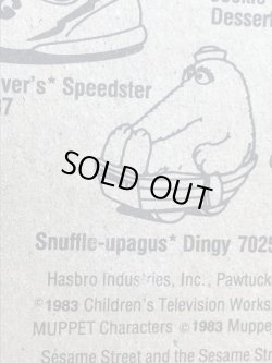 画像7: SESAME STREET "SNUFFLEUPAGUS" 1983's D.STOCK BOAT
