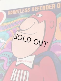 画像2: BUDWEISER 1970'S BUDMAN "KING" D.STOCK POSTER