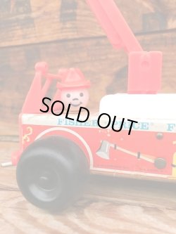 画像7: FISHER PRICE 1968'S FIRE TRUCK PULL TOY