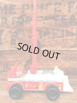 画像6: FISHER PRICE 1968'S FIRE TRUCK PULL TOY