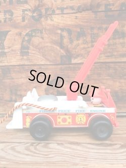 画像4: FISHER PRICE 1968'S FIRE TRUCK PULL TOY