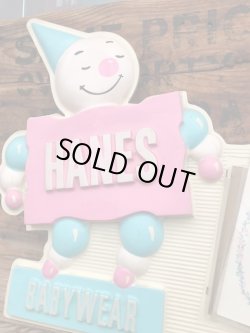 画像2: HANES BABYWEAR 1960'S "LEAFLET" STORE DISPLAY