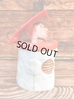 画像2: THE FLINTSTONES 1973'S "FRED & BARNEY" POP'N SQUEAK TOY