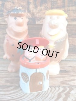 画像7: THE FLINTSTONES 1973'S "FRED & BARNEY" POP'N SQUEAK TOY