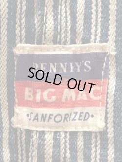 画像3: PENNEY'S "BIG MAC" 1950'S HICKORY STRIPE OVERALL
