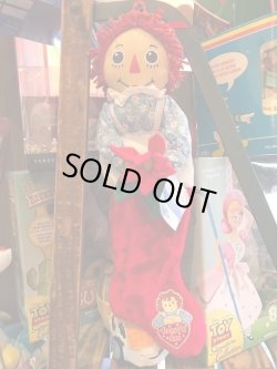 画像9: RAGGEDY ANN "CHRISTMAS STOCKING"BAS DE NOEL DOLL