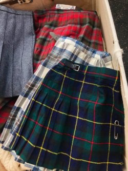 画像10: TARTAN CHECK "MADE IN UK" WOOL SKIRT