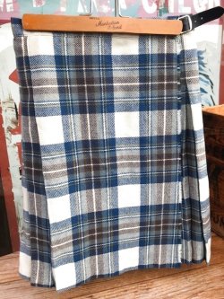 画像2: TARTAN CHECK "MADE IN UK" WOOL SKIRT
