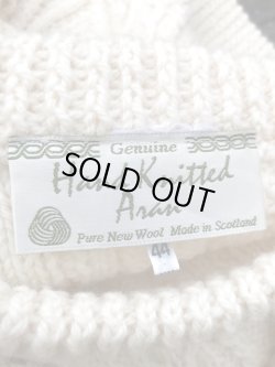 画像4: SCOTCH HAND KNITTED ARAN "MADE IN SCOTLAND" FISHERMAN SWEATER