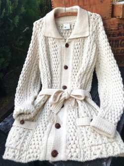 画像3: UNA O'NEILL "MADE IN IRELAND" FISHERMAN COAT