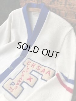画像9: COANE "CHSAA" VINTAGE LETTERED CARDIGAN