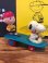 画像1: SNOOPY & CHARLIE BROWN 1970'S SKATE BOARD TOY (1)