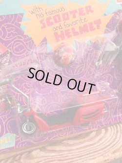 画像2: PEE WEE HERMAN WITH SCOOTER & HELMET!!! D.STOCK POSEABLE FIGURE #2