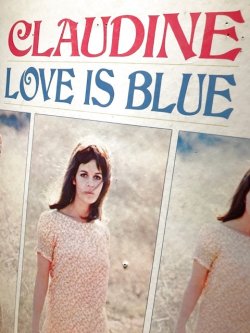 画像7: CLAUDINE LONGET 1960'S "LOVE IS BLUE" A&M RECORDS POSTER