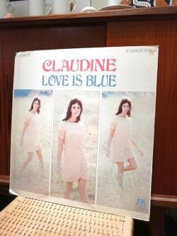 画像1: CLAUDINE LONGET 1960'S "LOVE IS BLUE" A&M RECORDS POSTER