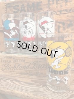 画像8: PEANUTS VINTAGE "FOOTBALL" GLASS