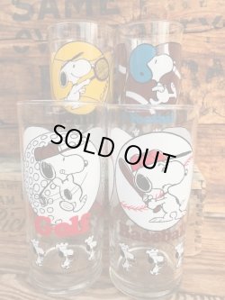 画像9: PEANUTS VINTAGE "FOOTBALL" GLASS