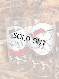画像7: PEANUTS VINTAGE "FOOTBALL" GLASS