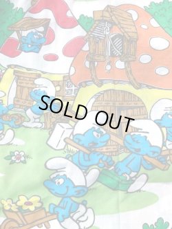 画像7: SMURF "KING SMURF" VINTAGE TWIN FITTED SHEETS