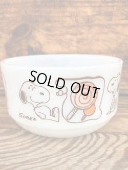 画像3: FIRE KING SNOOPY 60~70'S "SWEETS" BOWL 