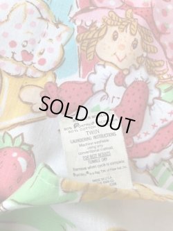 画像11: STRAWBERRY SHORTCAKE VINTAGE TWIN FLAT SHEETS 