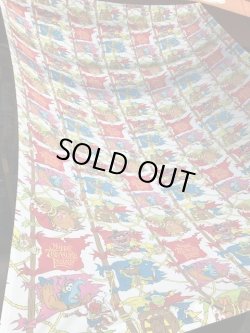 画像10: THE MUPPETS  VINTAGE "TREASURE ISLAND" TWIN FLAT SHEETS