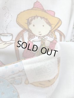 画像8: HOLLY HOBBIE  VINTAGE KING FLAT SHEETS