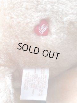画像5:  CARE BEARS  "TENDER HEART ♥BEAR" 1980'S LARGE DOLL 