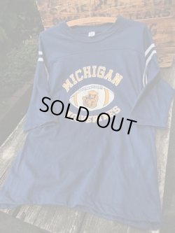 画像7: UNIVERSITY OF MICHIGAN "WOLVERINES" VINTAGE T-SHIRTS 