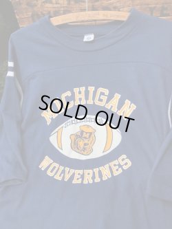 画像10: UNIVERSITY OF MICHIGAN "WOLVERINES" VINTAGE T-SHIRTS 
