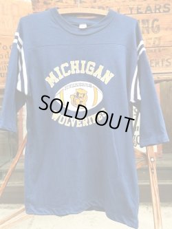 画像2: UNIVERSITY OF MICHIGAN "WOLVERINES" VINTAGE T-SHIRTS 