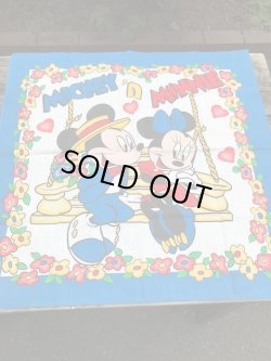 画像1: MICKEY MOUSE♥MINNIE MOUSE 1980'S BANDANA