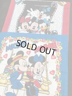 画像9: MICKEY MOUSE♥MINNIE MOUSE 1980'S BANDANA