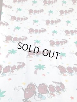 画像7: CALIFORNIA RAISINS VINTAGE FULL FLAT SHEETS