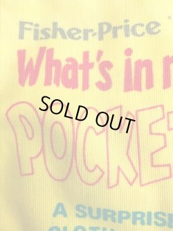 画像2: FISHER PRICE  " WHAT'S IN MY POCKETS? "1970'S SURPRISE CLOTH BOOK 