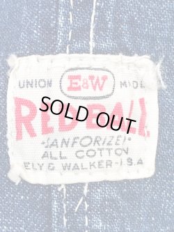 画像5: E&W RED BALL 1950'S OVERALL