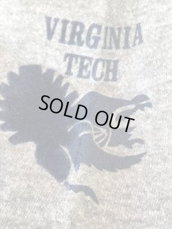 画像6: VIRGINIA TECH UNIVERSITY USED FLOCK PRINT SWEAT SHIRT