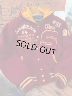 画像2: FORDHAM "SUNSET FALCONS" 1980's VARSITY JACKET 