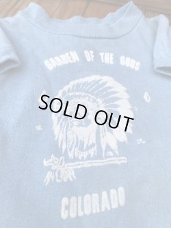 画像2: COLORAD INDIAN HEAD KIDS VINTAGE SWEAT SHIRTS
