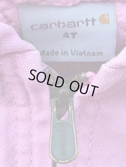 画像3:  CARHARTT KIDS "PINK" USED DUCK PARKA