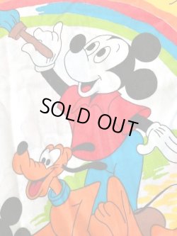 画像7: DISNEY VINTAGE "RAINBOW" TWIN FLAT SHEETS