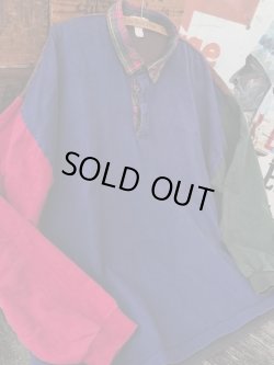 画像5: J.CREW "MULTI CRAZY" 1990'S RUGBY SHIRTS